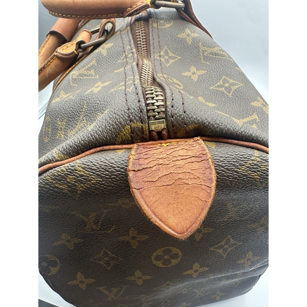 Louis Vuitton Keepall 45 Monogram Canvas Brown Travel Bag Vintage Duffle - Picture 8 of 16